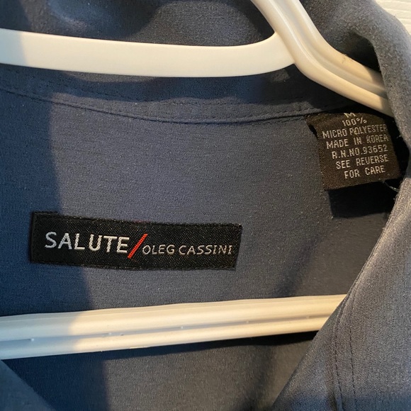 SALUTE OLEG CASSINI men’s shirt size medium - Picture 2 of 4
